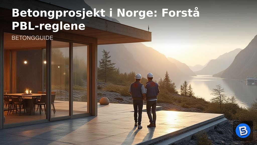 Betongprosjekt i Norge: Forstå PBL-reglene i 2026