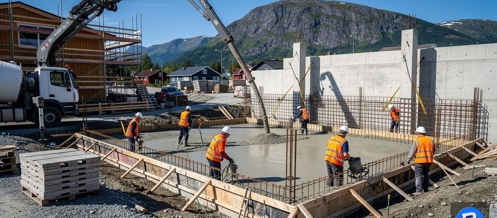 Nybygg i Norge 2026: Betong for fjell, frost og TEK17